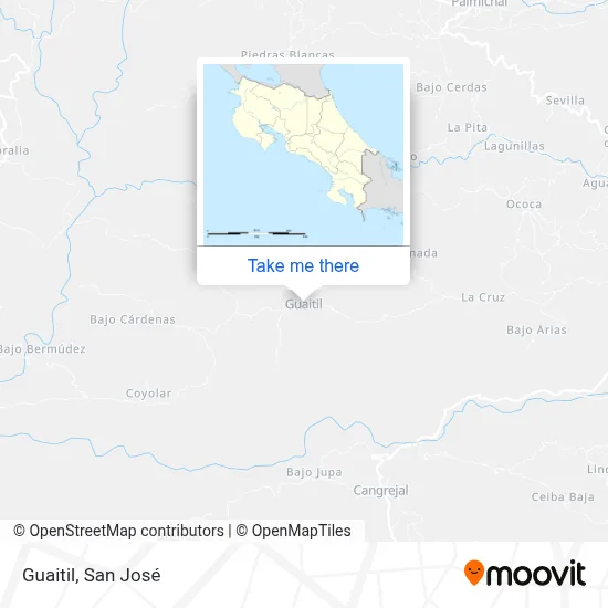 Guaitil map
