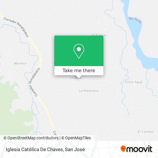 Mapa de Iglesia Católica De Chaves