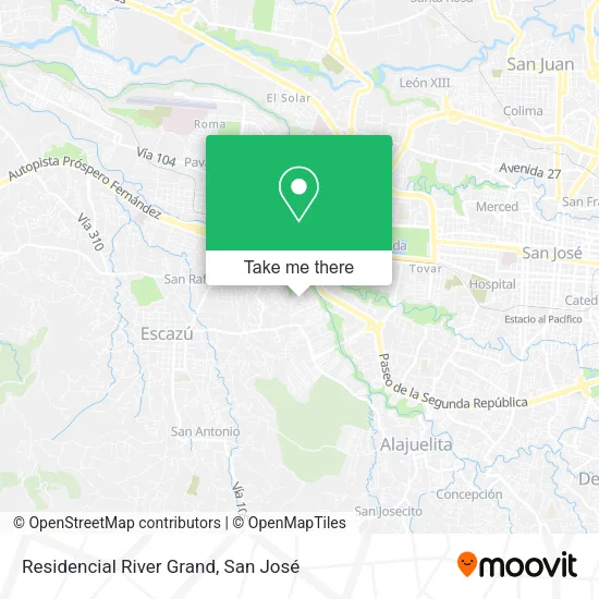 Residencial River Grand map