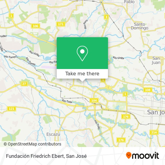 Fundación Friedrich Ebert map