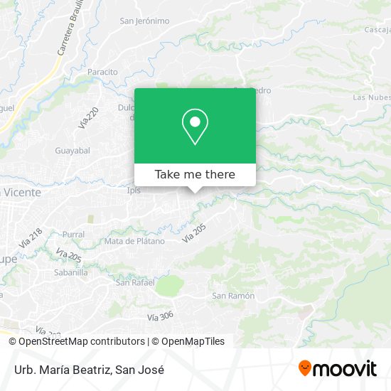 Mapa de Urb. María Beatriz