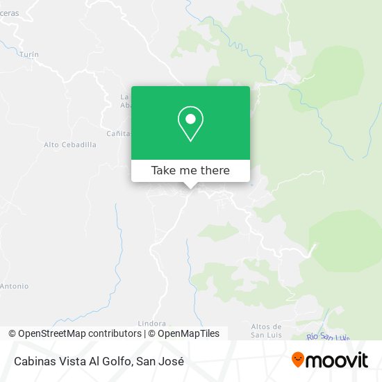 Mapa de Cabinas Vista Al Golfo