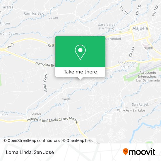 Loma Linda map