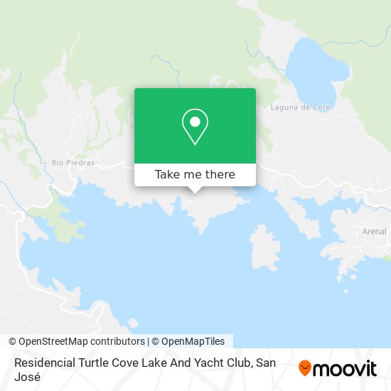 Mapa de Residencial Turtle Cove Lake And Yacht Club