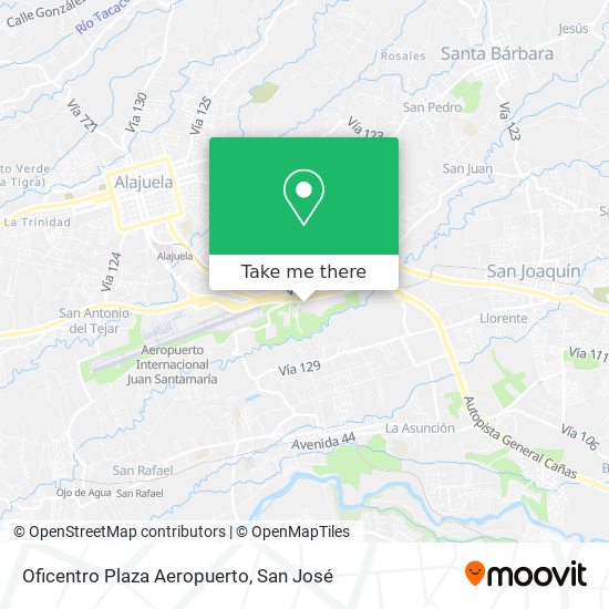 Mapa de Oficentro Plaza Aeropuerto