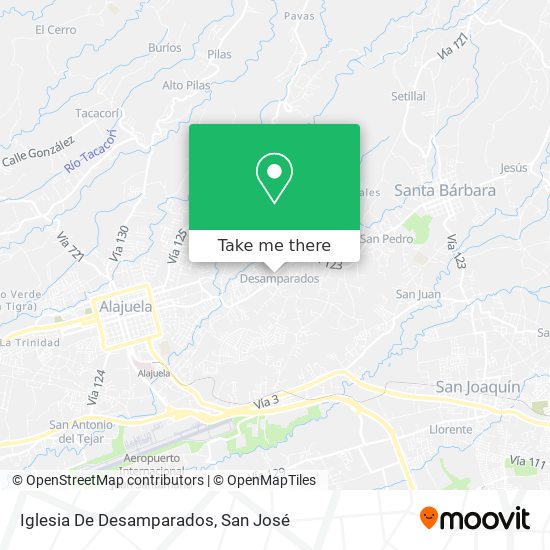 Iglesia De Desamparados map