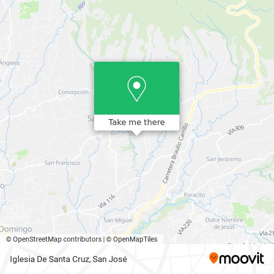 Mapa de Iglesia De Santa Cruz