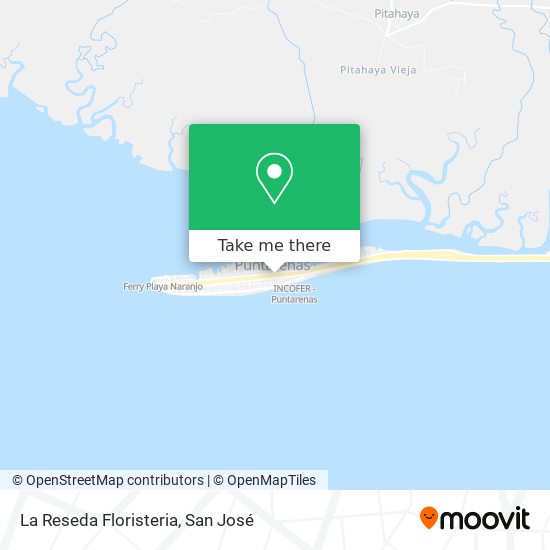 La Reseda Floristeria map