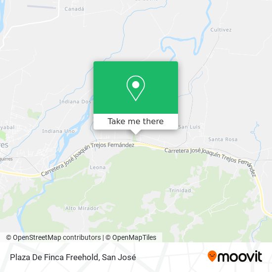Mapa de Plaza De Finca Freehold