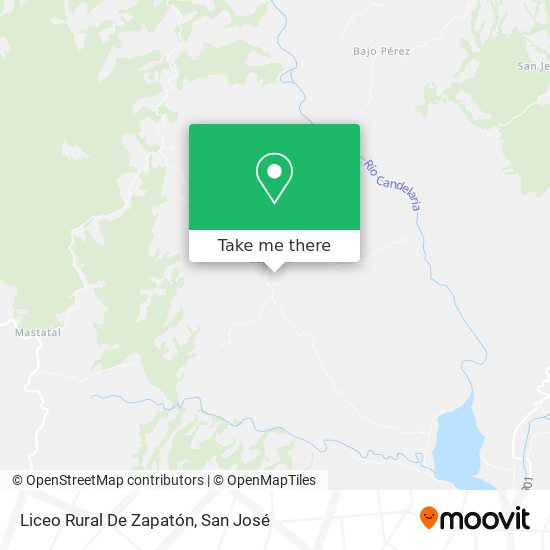 Liceo Rural De Zapatón map