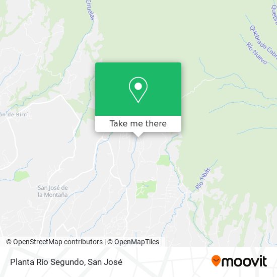 Planta Río Segundo map
