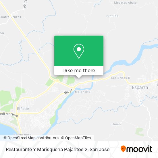 Mapa de Restaurante Y Marisquería Pajaritos 2
