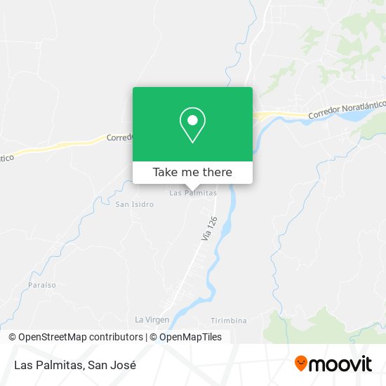Mapa de Las Palmitas