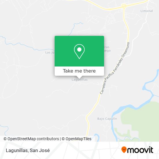 Lagunillas map