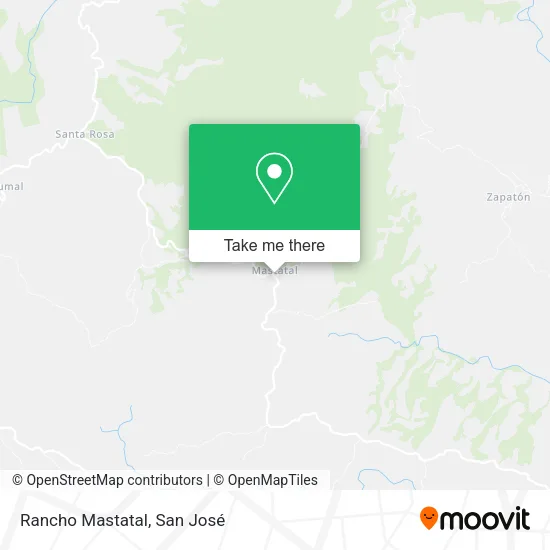 Rancho Mastatal map