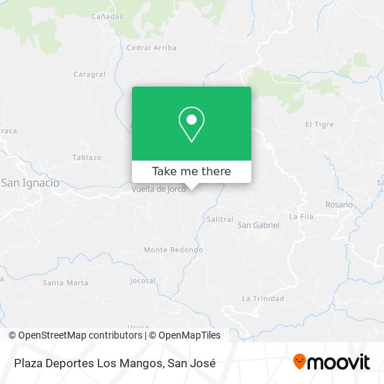 Plaza Deportes Los Mangos map