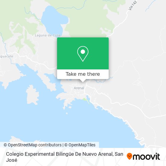 Colegio Experimental Bilingüe De Nuevo Arenal map