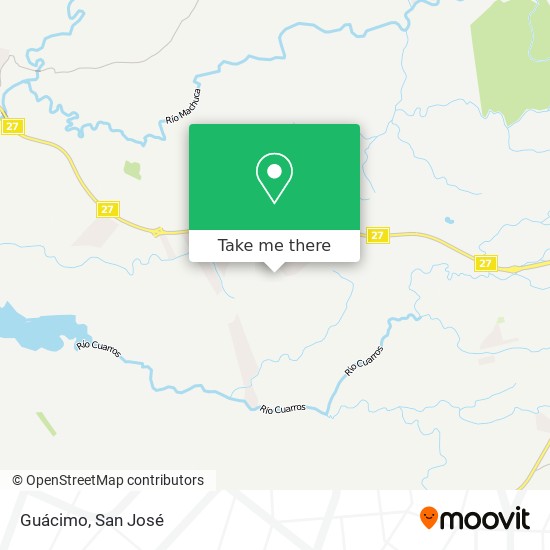 Mapa de Guácimo