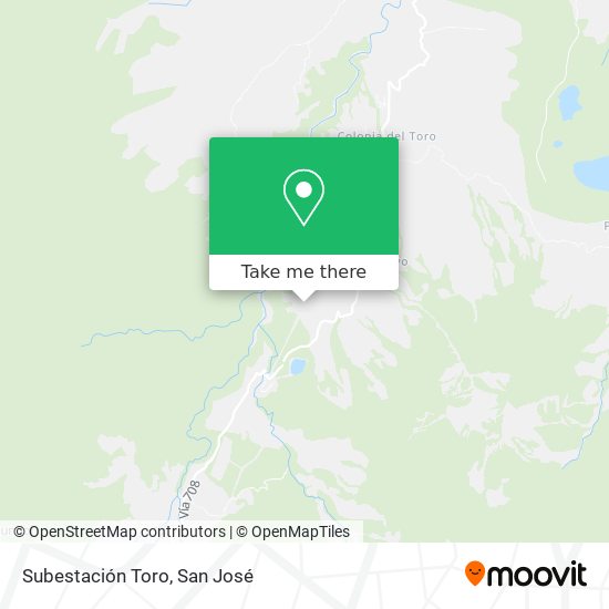 Subestación Toro map