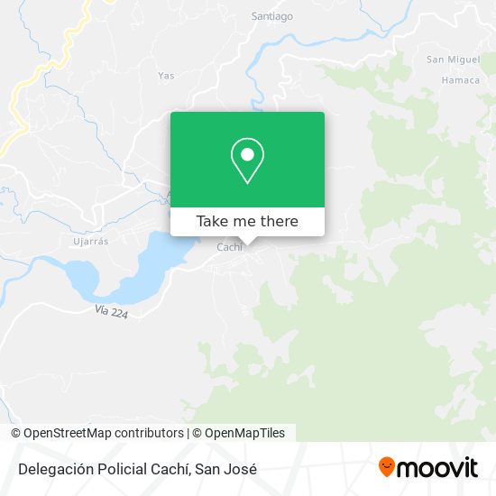 Delegación Policial Cachí map