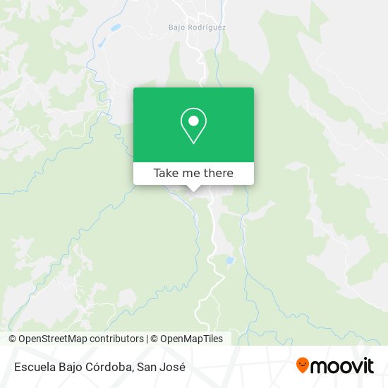 Escuela Bajo Córdoba map