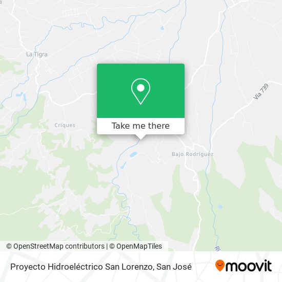 Proyecto Hidroeléctrico San Lorenzo map