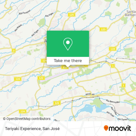 Teriyaki Experience map