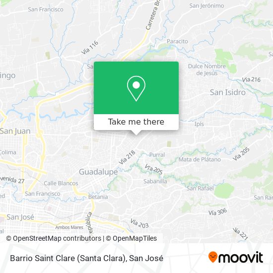 Barrio Saint Clare (Santa Clara) map