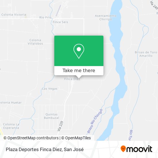 Plaza Deportes Finca Diez map