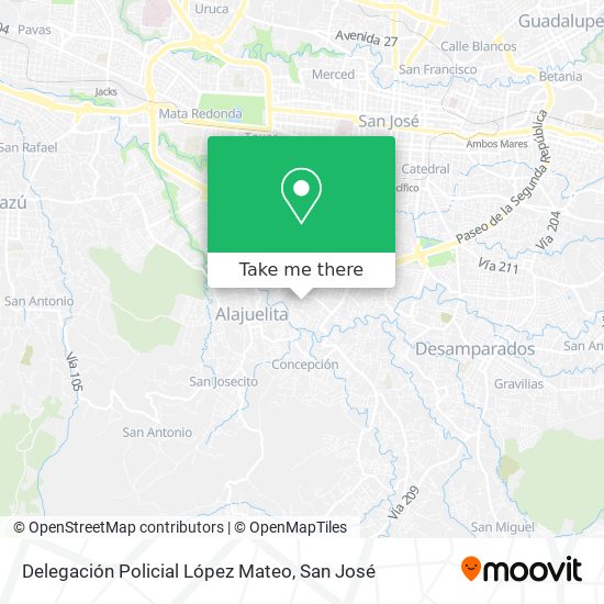 Delegación Policial López Mateo map