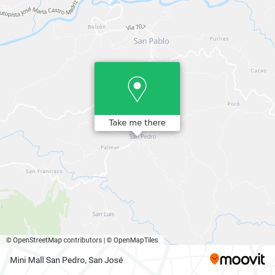 Mapa de Mini Mall San Pedro