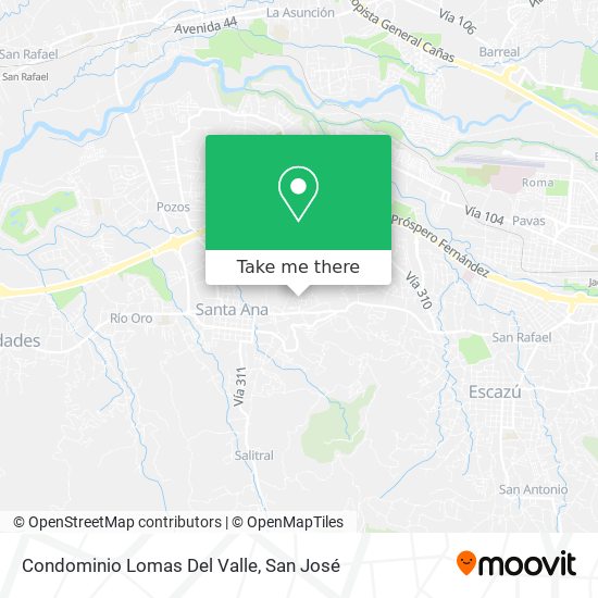 Condominio Lomas Del Valle map