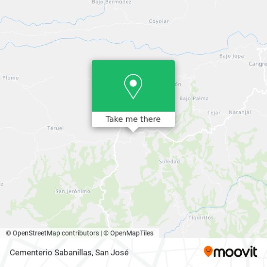 Cementerio Sabanillas map