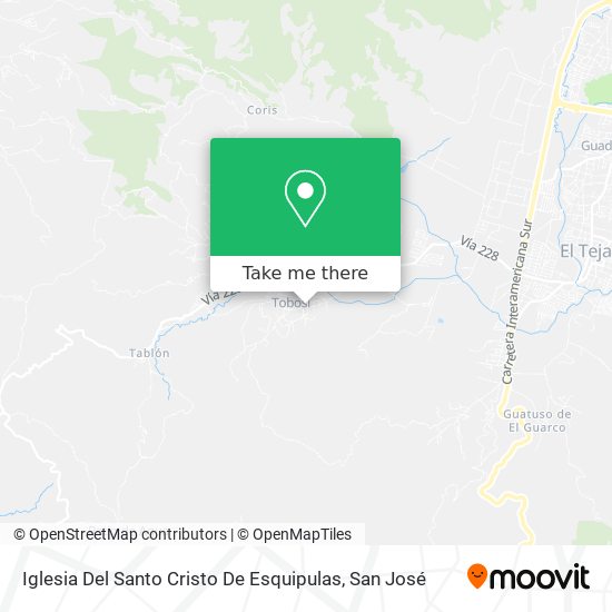 Iglesia Del Santo Cristo De Esquipulas map