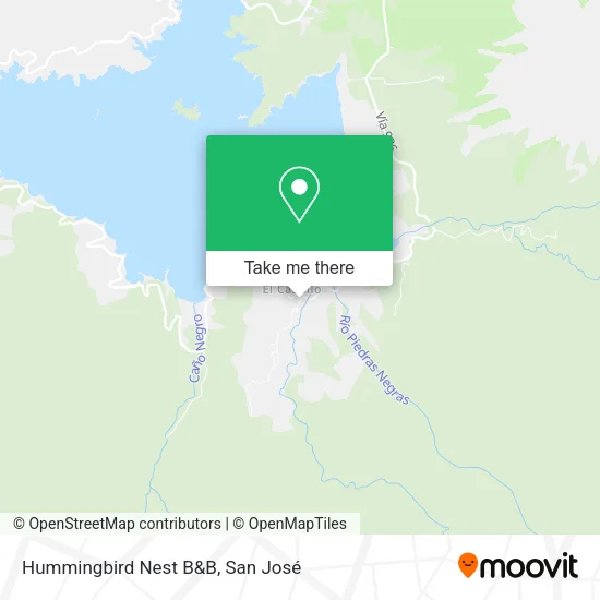 Hummingbird Nest B&B map