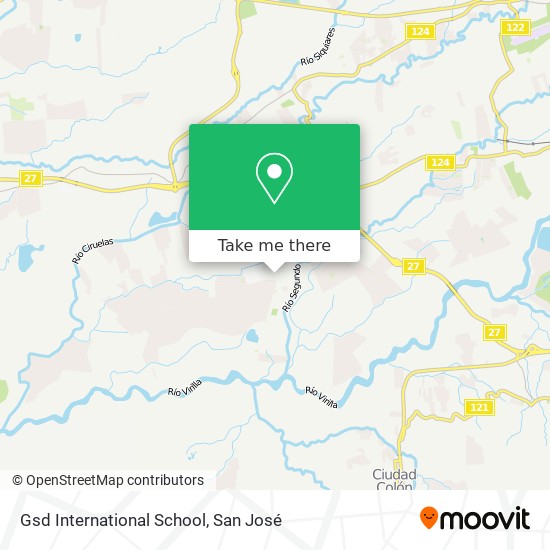 Gsd International School map