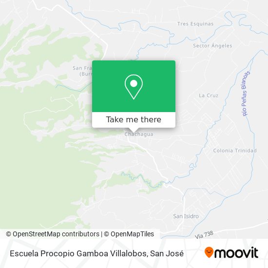 Escuela Procopio Gamboa Villalobos map
