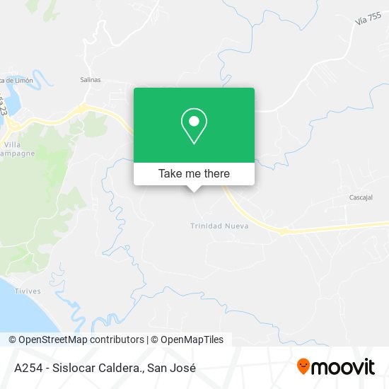 A254 - Sislocar Caldera. map