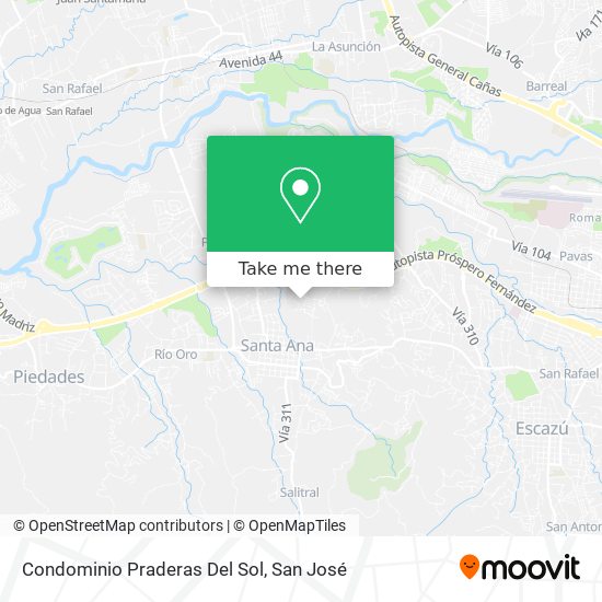 Condominio Praderas Del Sol map