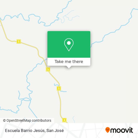 Mapa de Escuela Barrio Jesús