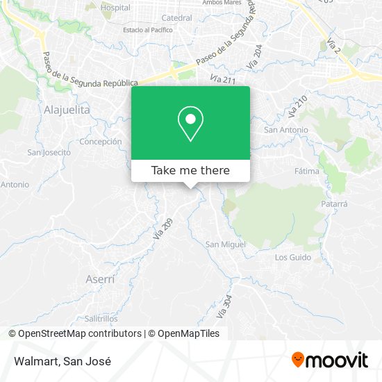 Walmart map