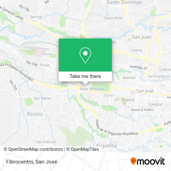 Fibrocentro map