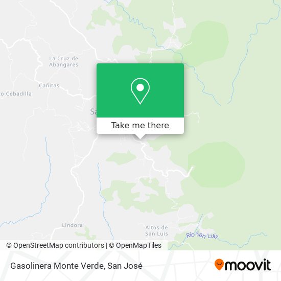 Mapa de Gasolinera Monte Verde