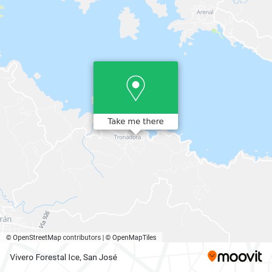 Mapa de Vivero Forestal Ice