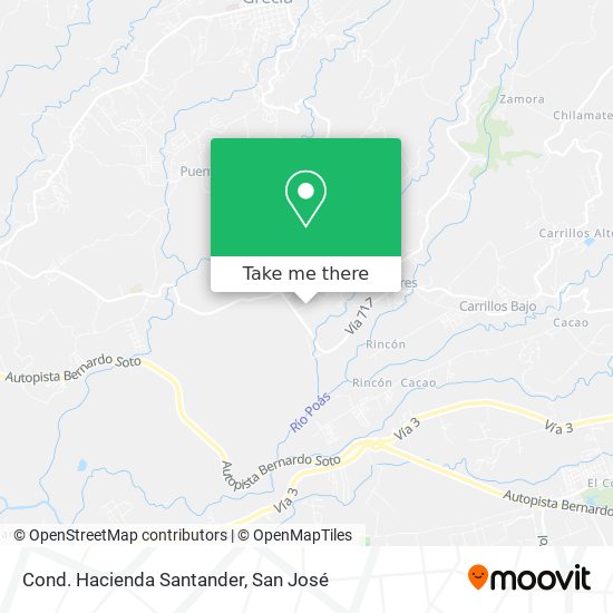 Cond. Hacienda Santander map