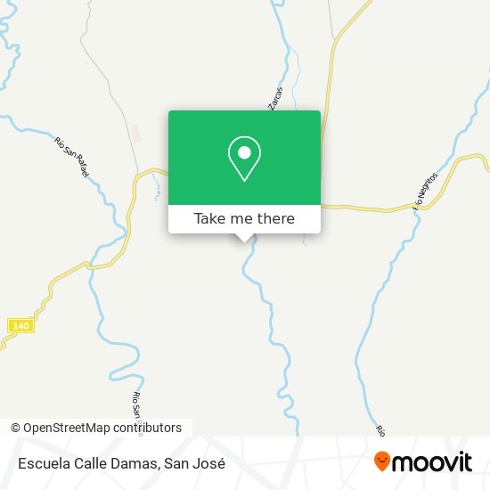 Mapa de Escuela Calle Damas