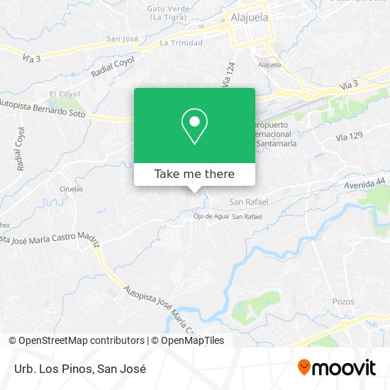 Mapa de Urb. Los Pinos
