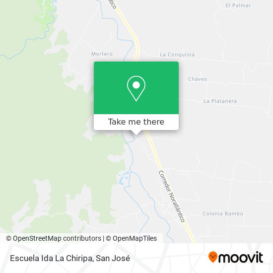 Mapa de Escuela Ida La Chiripa