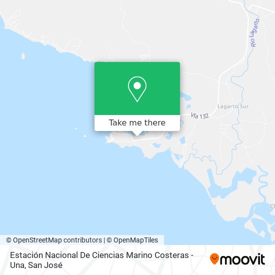 Mapa de Estación Nacional De Ciencias Marino Costeras - Una
