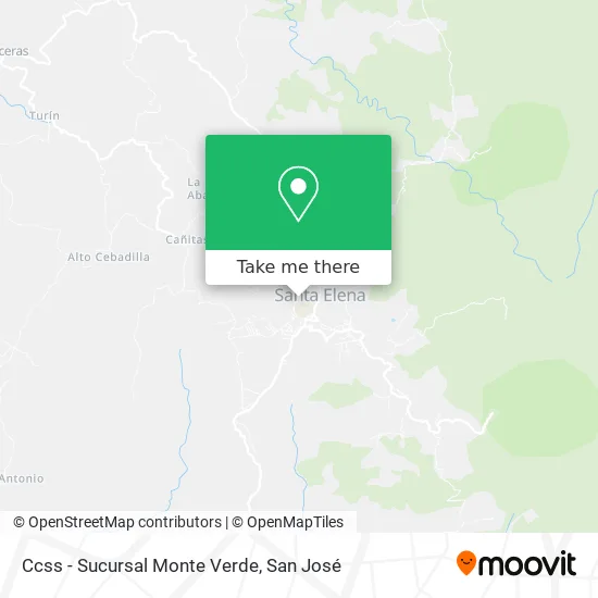 Ccss - Sucursal Monte Verde map